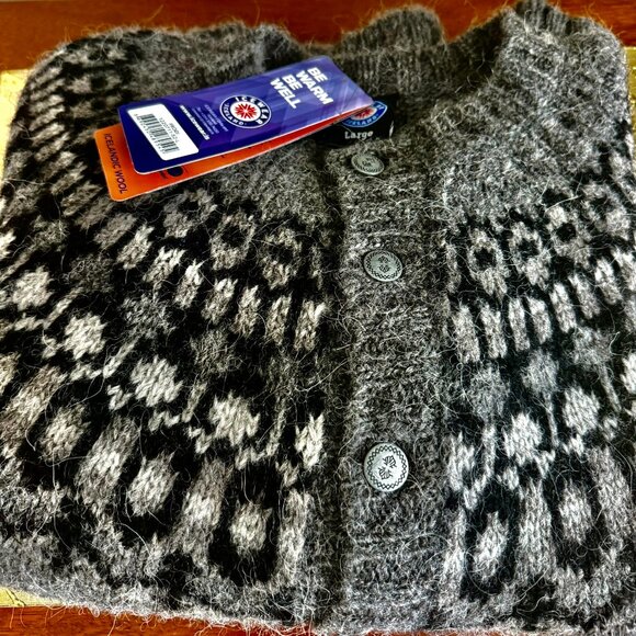 Icewear FRÓÐI NEW, TAGs, 100% Wool Traditional Icelandic Sweater, Large RT $273 - Picture 9 of 12